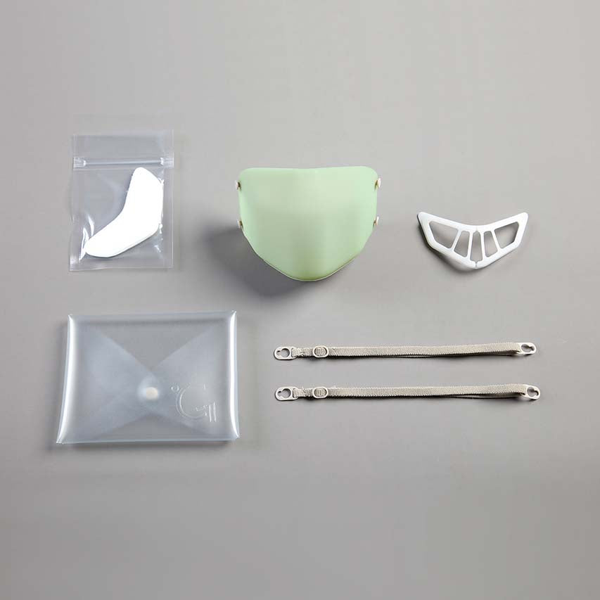 可重用抗菌口罩 - 烏木黑
